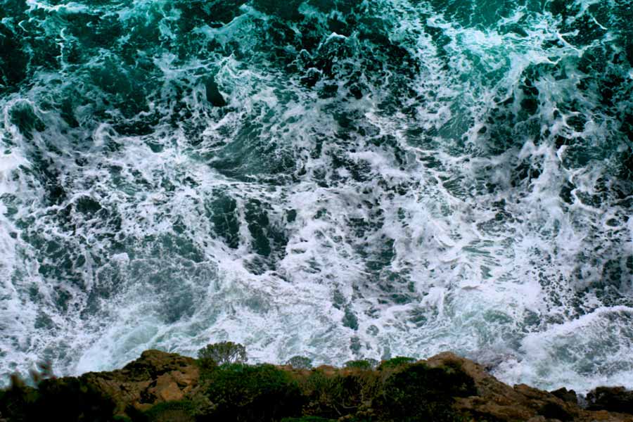 Rough sea gargano