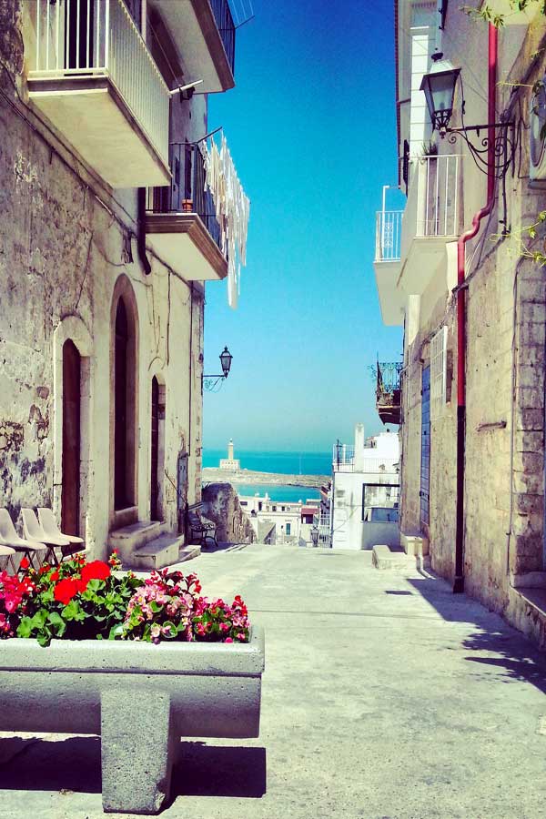 glimpse ancient vieste