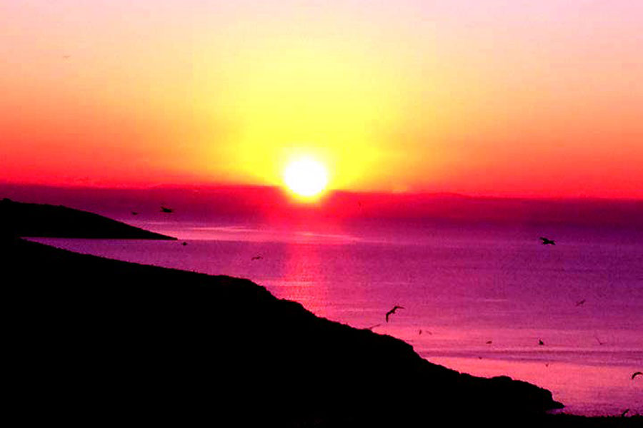 sunsets islands tremiti